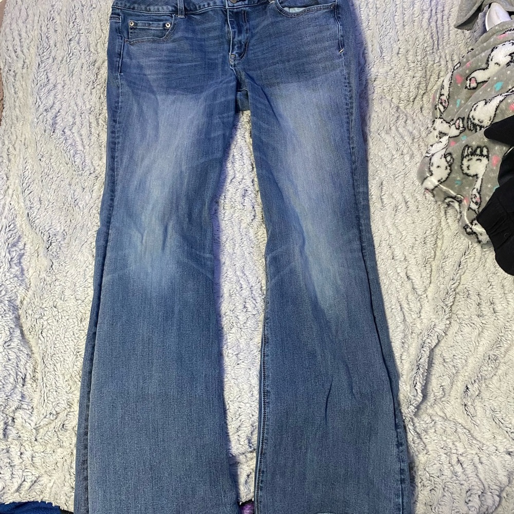 Womens American eagle skinny flare jeans